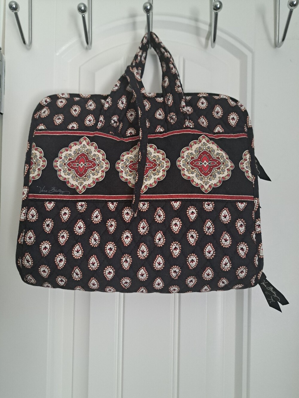 VERA BRADLEY Medallion Quilted travel organizer trifold retired 100% cotton bag